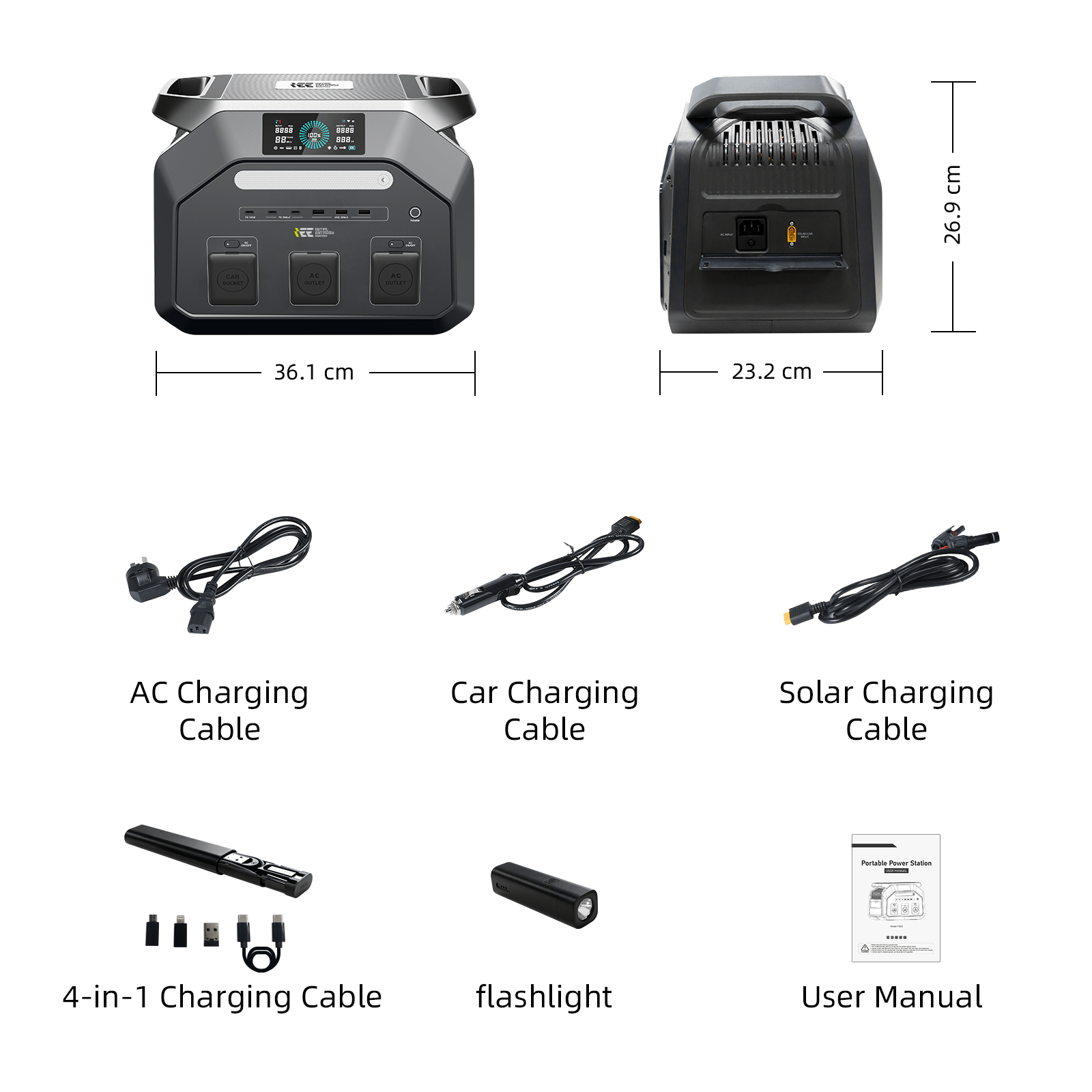 ieetek p1800 taşınabilir elektrik santrali güneş jeneratörü