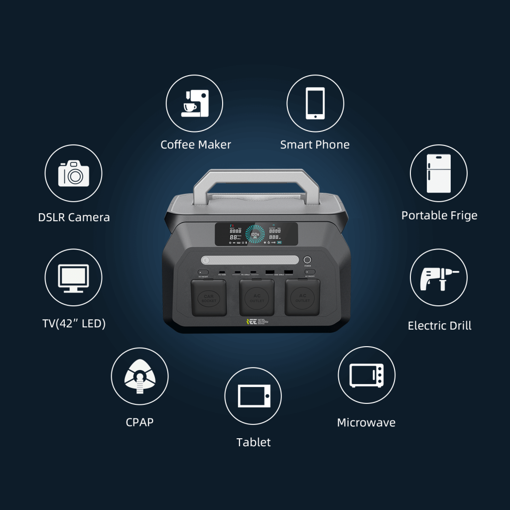 ieetek p800 taşınabilir elektrik santrali güneş jeneratörü