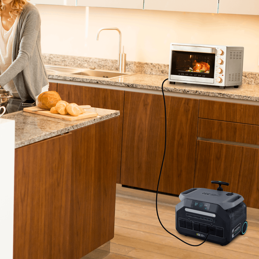 IEETek P2400 Taşınabilir Elektrik Santrali Güneş Jeneratörü