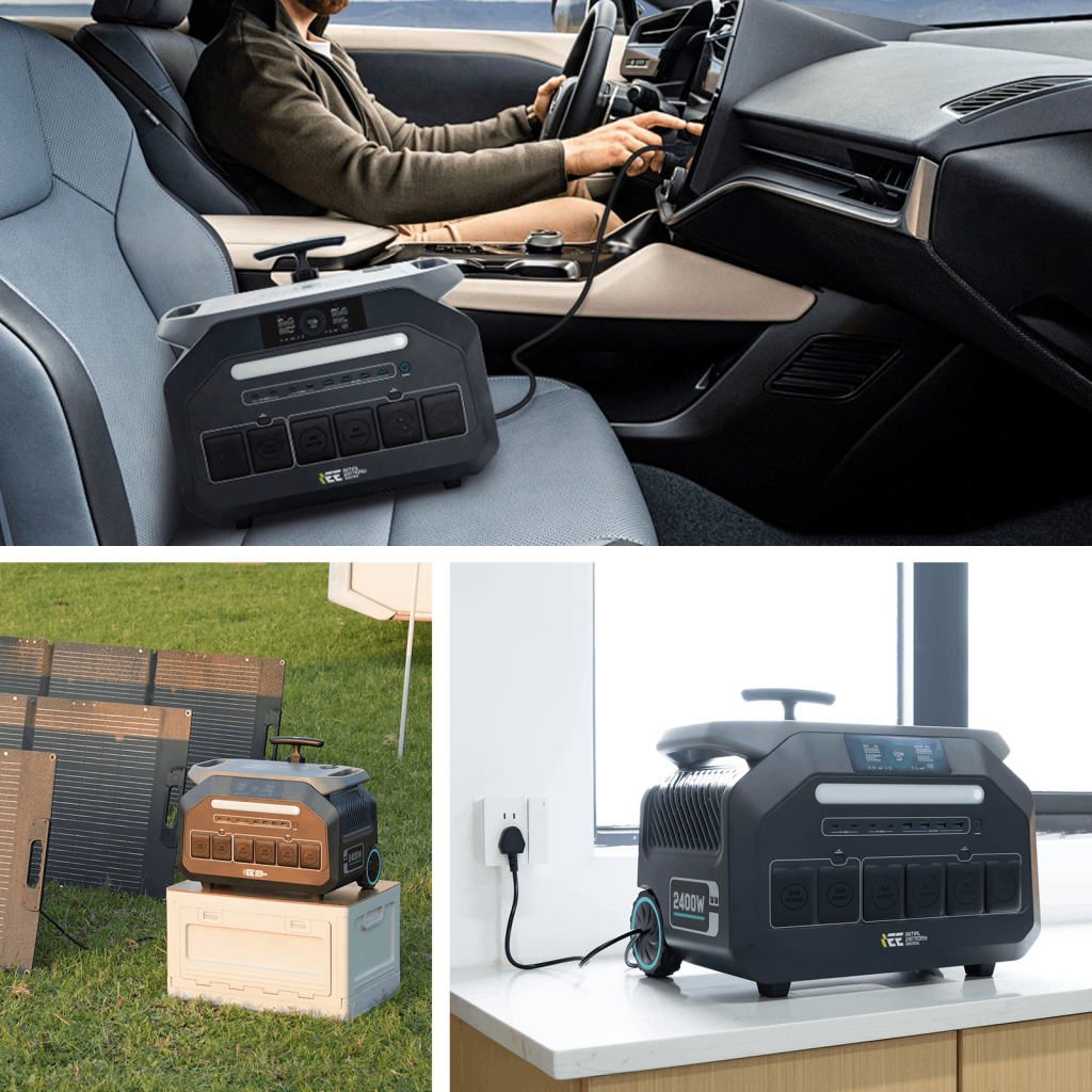 IEETek P2400 Taşınabilir Elektrik Santrali Güneş Jeneratörü