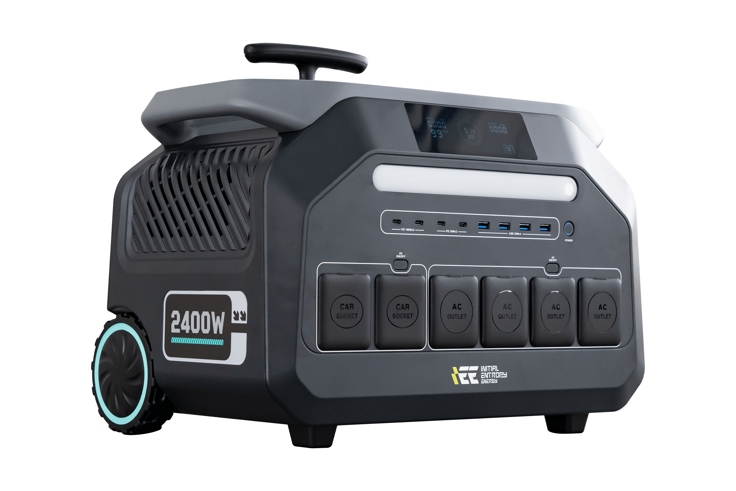 IEETek P2400 Taşınabilir Güç İstasyonu Güneş Enerjili Jeneratör ev yedeklemesi