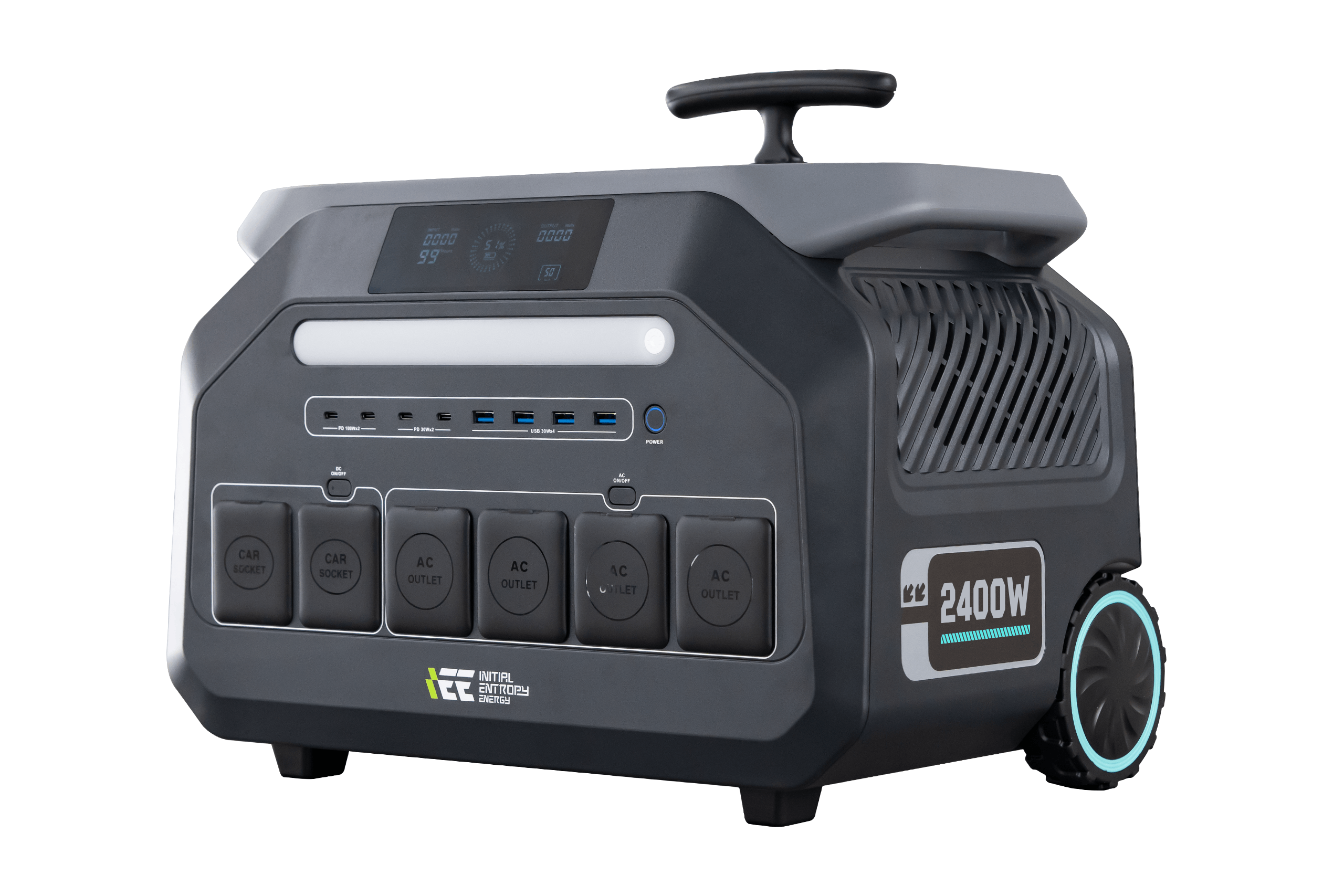 IEETek P2400 Taşınabilir Güç İstasyonu Güneş Enerjili Jeneratör ev yedeklemesi