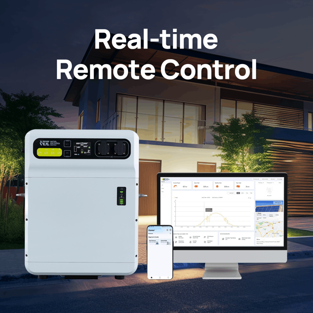 ieetek iee sh4000 taşınabilir elektrik santrali güneş jeneratörü